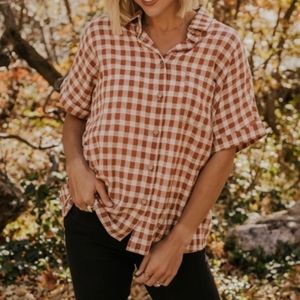 ROOLEE Texan Gingham Blouse